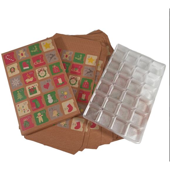 Advent Calendar Spa Christmas Countdown Soap Samples 24 Organic Skincare - Picture 3 of 3